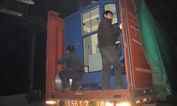 Reinforcement when load by container
