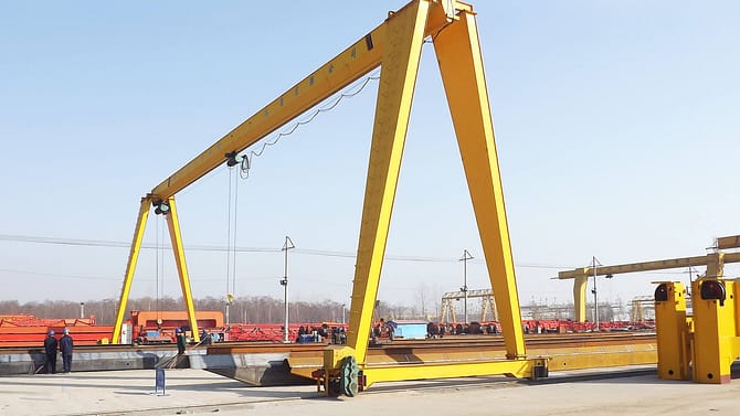 Single Girder Gantry Crane Dafang Crane 1