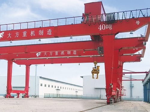 double girder gantry crane Dafang crane2