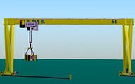 european type gantry crane 1
