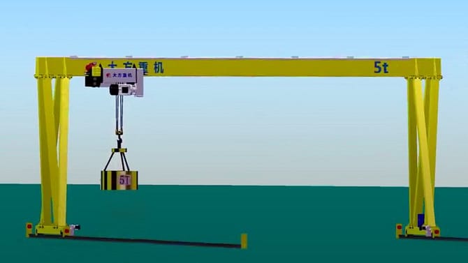 european type gantry crane 1