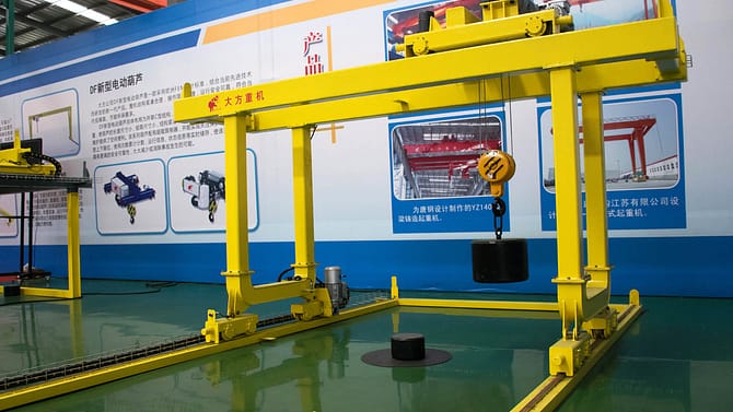 european type gantry crane Dafang crane 2