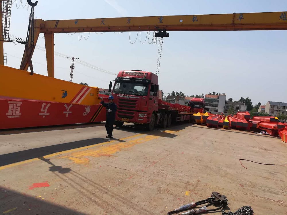 12.5T SINGLE GIRDER OVERHEAD CRANE DELIVERY 3