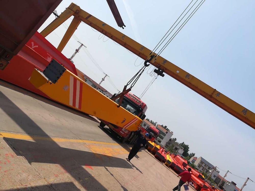 12.5T SINGLE GIRDER OVERHEAD CRANE DELIVERY 4