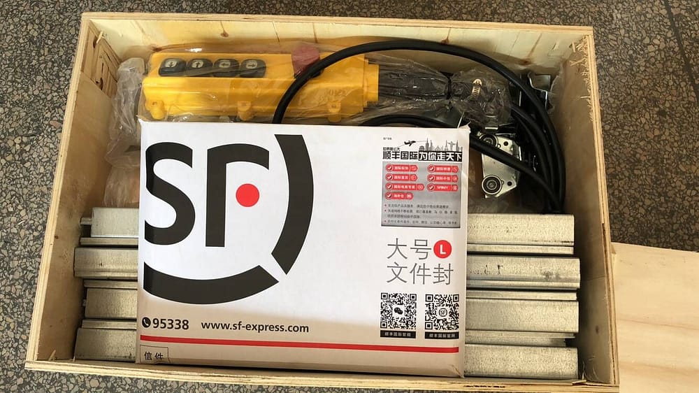 Electric chain hoist delivery 3