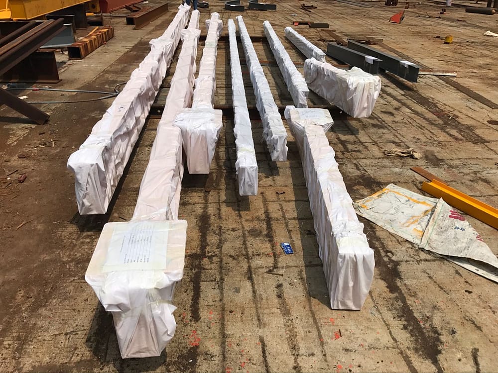 6sets monorail crane delivery to Uzbekistan 2