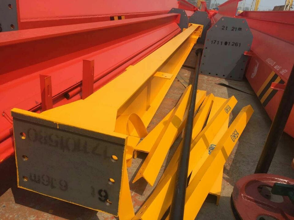 6t 6.16m Manual single girder overhead crane 5