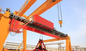 slag grab crane