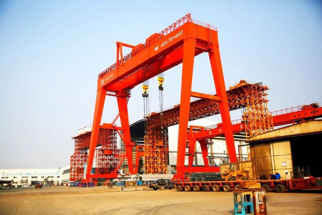 Double trolley gantry machine