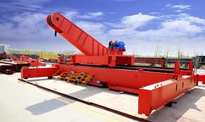 wellhead double beam cantilever crane