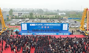 Lifting equipment expo grand opening banner