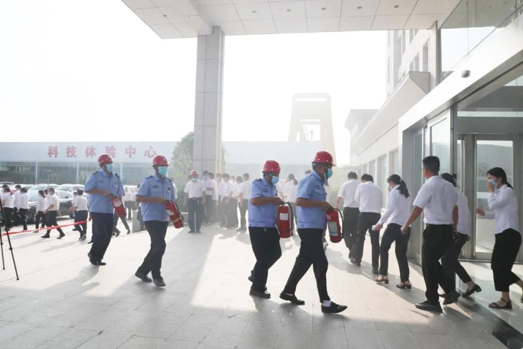 Rescuers quickly entered the office building
