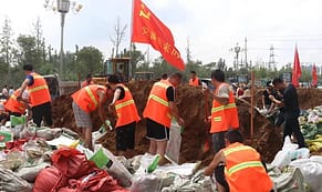 disaster area to participate in flood fighting582 346