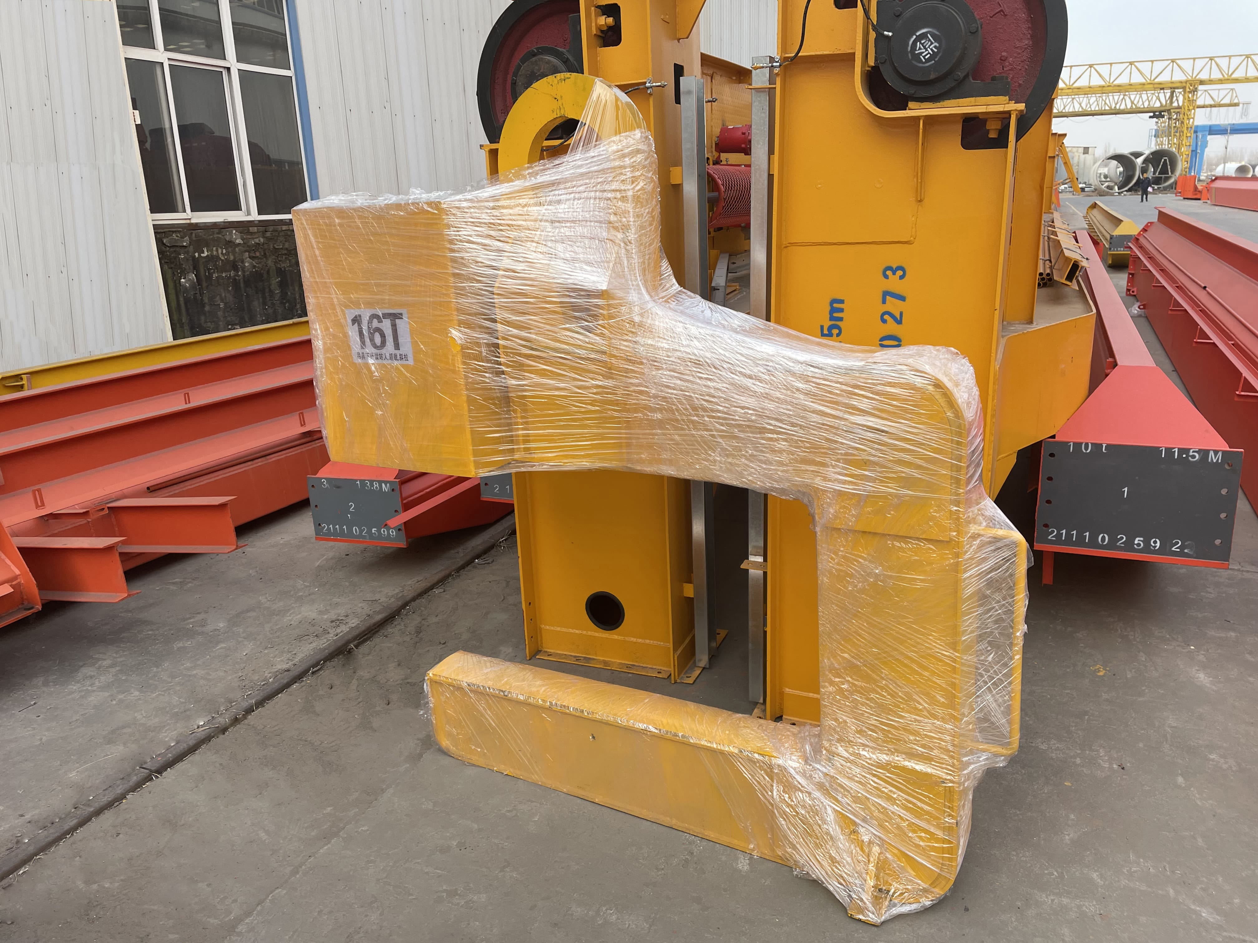 Low Head Room Type Single Girder Overhead Cranes11