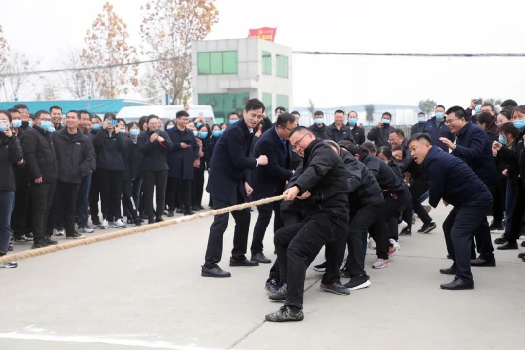 The tug of war competition officially kicked off 1