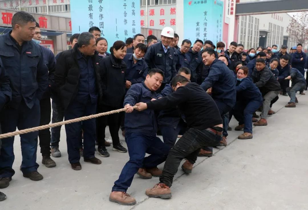 The tug of war competition officially kicked off 3